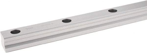 THK - 2,520mm OAL x 28mm Overall Width x 23mm Overall Height 4 Way SHS Rail - 80mm Between Holes, 9 x 14 x 12mm Hole Size - USA Tool & Supply