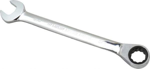 Blackhawk by Proto - 3/4" 12 Point Combination Wrench - 15° Head Angle, 6-3/4" OAL, Steel, Chrome Finish - USA Tool & Supply