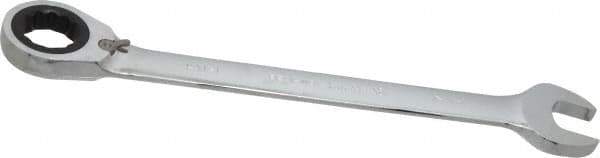 Blackhawk by Proto - 1-1/4" 12 Point Combination Wrench - 15° Head Angle, 16-11/16" OAL, Steel, Chrome Finish - USA Tool & Supply