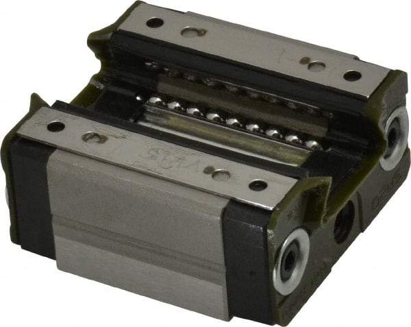 THK - 47.3mm L x 42mm W x 22mm H, 32mm Lateral Hole Spcg, Horizontal Mount Radial SR Block - 11mm Overhang, 7.16 Kn Dynamic Capacity, M5X8 Hole, 14.4 kn Static Load Rating, 28" High Assembly - USA Tool & Supply