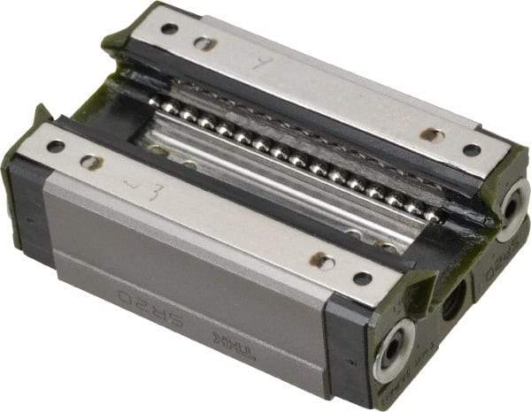 THK - 66.2mm L x 42mm W x 22mm H, 32mm Transverse Hole Spcg, 32mm Lateral Hole Spcg, Horizontal Mount Radial SR Block - 11mm Overhang, 12.5 Kn Dynamic Capacity, M5X8 Hole, 25.2 kn Static Load Rating, 28" High Assembly - USA Tool & Supply