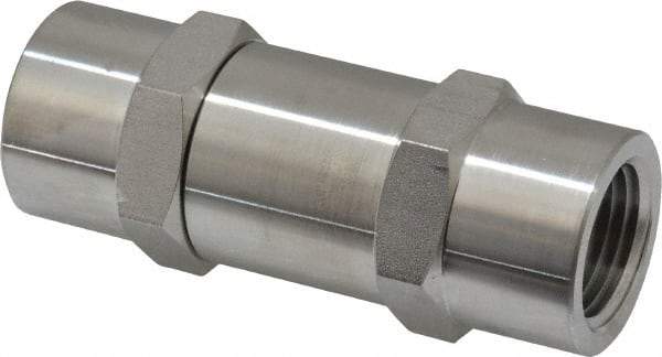 Ham-Let - 1/2" Stainless Steel Check Valve - Inline, FNPT x FNPT, 3,000 WOG - USA Tool & Supply