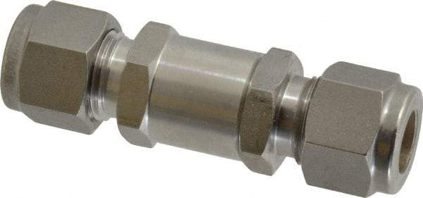 Ham-Let - 3/8" Stainless Steel Check Valve - Inline, Comp x Comp, 3,000 WOG - USA Tool & Supply