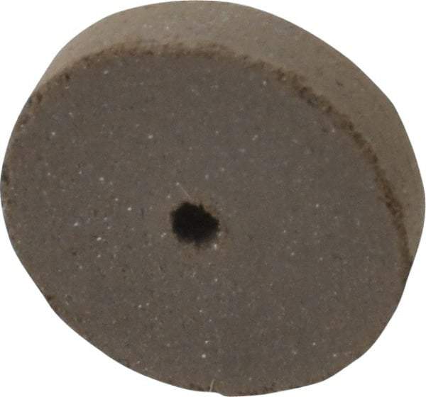 Cratex - 5/8" Diam x 1/16" Hole x 1/8" Thick, Surface Grinding Wheel - Silicon Carbide, Medium Grade, 25,000 Max RPM, Rubber Bond, No Recess - USA Tool & Supply