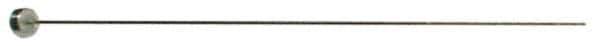 Gibraltar - 5/32" Pin Diam, 9/32" Head Diam x 5/32" Head Height, 14" OAL, Straight Ejector Pin - Steel, 13-27/32" Pin Length - USA Tool & Supply