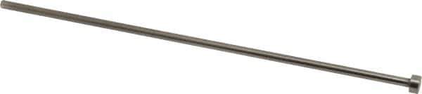 Gibraltar - 1/8" Pin Diam, 1/4" Head Diam x 1/8" Head Height, 6" OAL, Straight Ejector Pin - Steel, 5-7/8" Pin Length - USA Tool & Supply