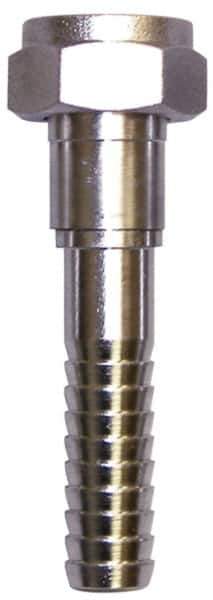 SuperKlean - FGHT x 5/8" Hose Barb, FGHT x Hose Barb Swivel - Stainless Steel - USA Tool & Supply