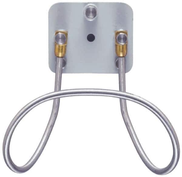 SuperKlean - Air & Water Hose Rack - Stainless Steel Bolts, Brass End Fittings & Aluminum Plate - USA Tool & Supply