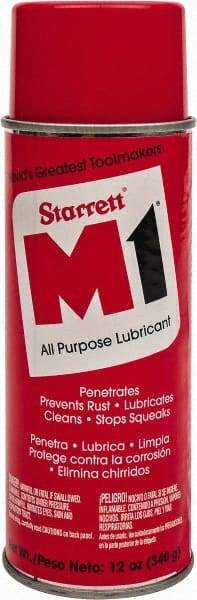 Starrett - 12 oz Aerosol Spray Lubricant - USA Tool & Supply