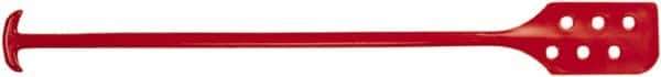 Remco - Red Polypropylene Mixing Paddle with Holes - 52" Overall Length - USA Tool & Supply