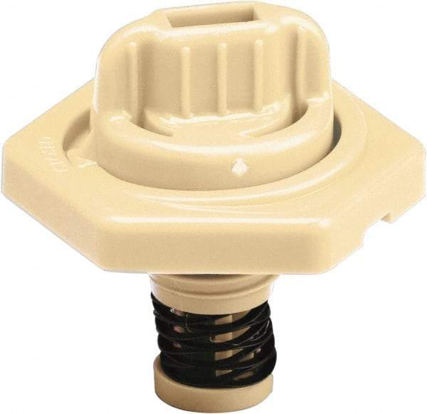 Trico - 4 Gal Capacity Polyethylene Oil Storage System - 7" Straight Spout, Tan - USA Tool & Supply