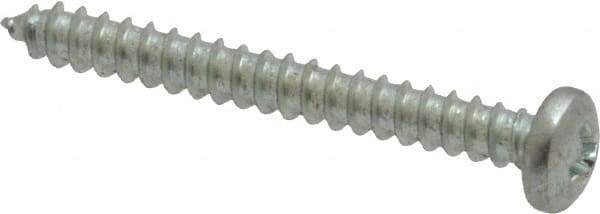 Value Collection - #4 Pan Head Phillips Sheet Metal Screw - Steel, 1" Length Under Head, Grade 2 - USA Tool & Supply
