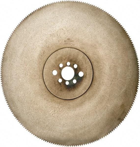Kinkelder Saw - 350mm Blade Diam, 220 Teeth, High Speed Steel Cold Saw Blade - 32mm Arbor Hole Diam, 2.5mm Blade Thickness - USA Tool & Supply
