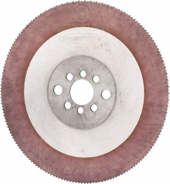 Kinkelder Saw - 225mm Blade Diam, 180 Teeth, High Speed Steel Cold Saw Blade - 32mm Arbor Hole Diam, 2mm Blade Thickness - USA Tool & Supply