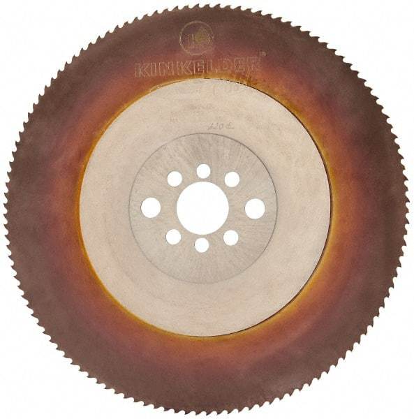 Kinkelder Saw - 250mm Blade Diam, 120 Teeth, High Speed Steel Cold Saw Blade - 32mm Arbor Hole Diam, 2mm Blade Thickness - USA Tool & Supply