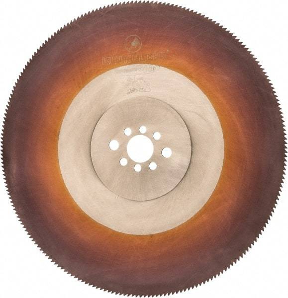 Kinkelder Saw - 350mm Blade Diam, 280 Teeth, High Speed Steel Cold Saw Blade - 32mm Arbor Hole Diam, 2.5mm Blade Thickness - USA Tool & Supply