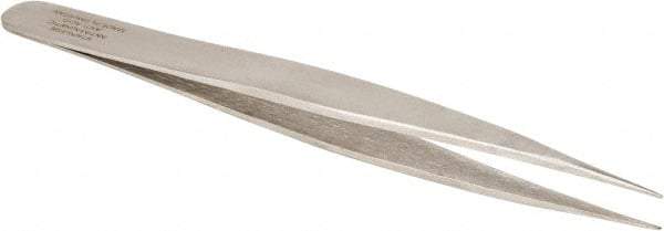 Aven - 4-3/4" OAL OO-SA Precision Tweezers - Straight, Fine Tips - USA Tool & Supply