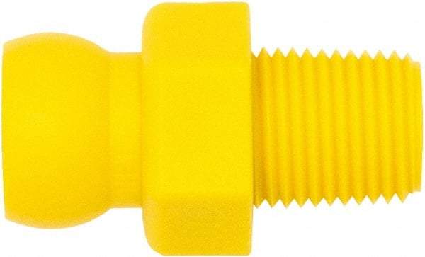 Loc-Line - 1/4" Hose ID, Male to Female Coolant Hose Connector - 1/8" NPT, For Loc-Line Modular Hose Systems - USA Tool & Supply