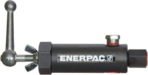 Enerpac - 1.94 GPM 3/8 Inlet Steel Hydraulic Control Valve - 10,000 psi, 3.12" Wide x 7.62" Long - USA Tool & Supply