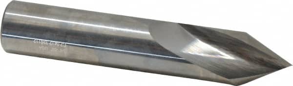 Accupro - 3/4" Body Diam, 60°, 4" OAL, Solid Carbide Spotting Drill - USA Tool & Supply
