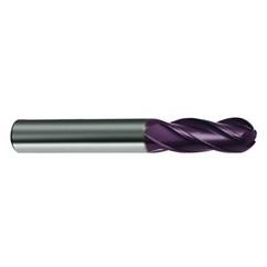 3/4" Dia. - 5 OAL - 30 Helix Firex CBD Ball Nose EM - 4 FL - USA Tool & Supply