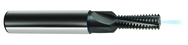 M5 x 0.5 3FL Carbide Thread Mill Tap-Coolant Thru-TiCN - USA Tool & Supply