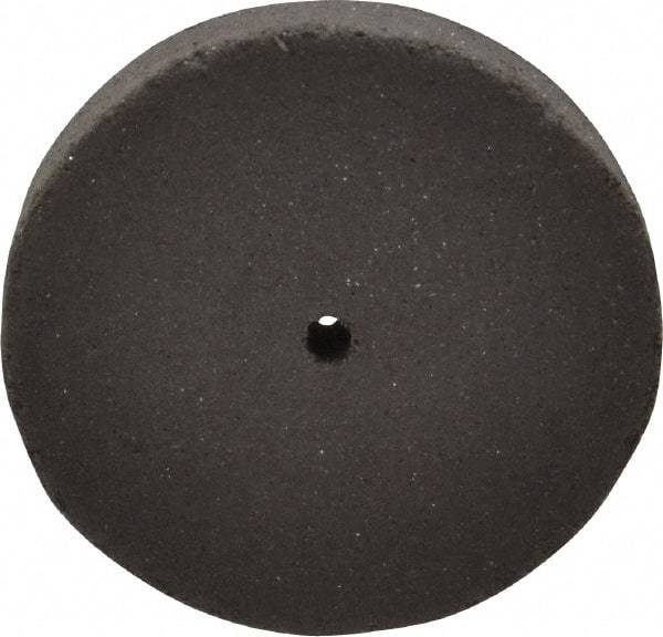Cratex - 1" Diam x 1/16" Hole x 1/8" Thick, Surface Grinding Wheel - Silicon Carbide, Medium Grade, 25,000 Max RPM, Rubber Bond, No Recess - USA Tool & Supply