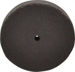 Cratex - 1" Diam x 1/16" Hole x 1/8" Thick, Surface Grinding Wheel - Silicon Carbide, Medium Grade, 25,000 Max RPM, Rubber Bond, No Recess - USA Tool & Supply
