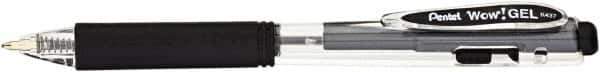 Pentel - Conical Gel Roller Ball Pen - Black - USA Tool & Supply
