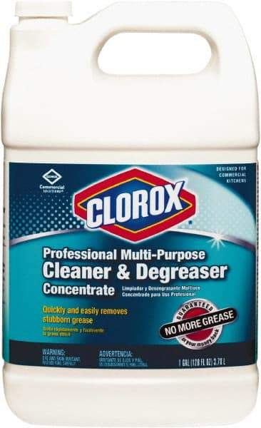 Clorox - 1 Gal Bottle Cleaner/Degreaser - Liquid, Citrus - USA Tool & Supply