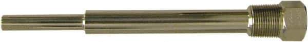 Winters - 10 Inch Overall Length, 3/4 Inch Thread, 304 Stainless Steel Thermowell - 7-1/2 Inch Insertion Length - USA Tool & Supply