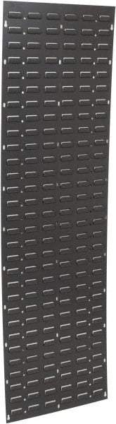 Quantum Storage - 18" Wide x 61" High, Gray Louvered Bin Panel - Use with Quantum Storage Systems - ALL QUS Bins - USA Tool & Supply