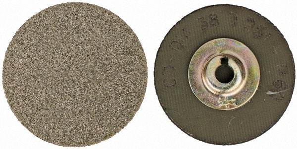 PFERD - 1-1/2" Disc Diam, 60 Grit, Diamond Quick Change Disc - Type S Attaching System, Coated, Brown, Coarse Grade, 12,500 RPM, D251 Series - USA Tool & Supply