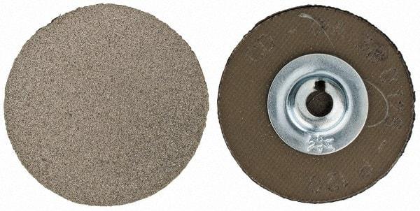 PFERD - 1-1/2" Disc Diam, 120 Grit, Diamond Quick Change Disc - Type S Attaching System, Coated, Brown, Medium Grade, 12,500 RPM, D126 Series - USA Tool & Supply