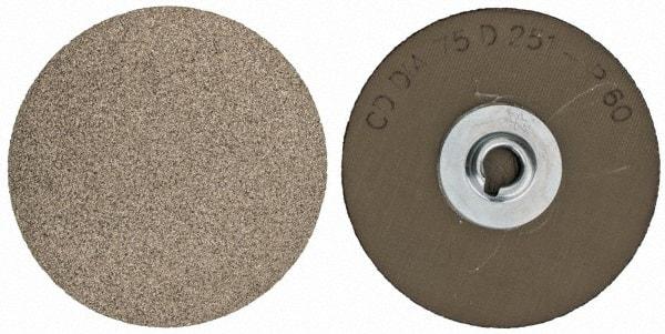 PFERD - 3" Disc Diam, 60 Grit, Diamond Quick Change Disc - Type S Attaching System, Coated, Brown, Coarse Grade, 6,300 RPM, D251 Series - USA Tool & Supply