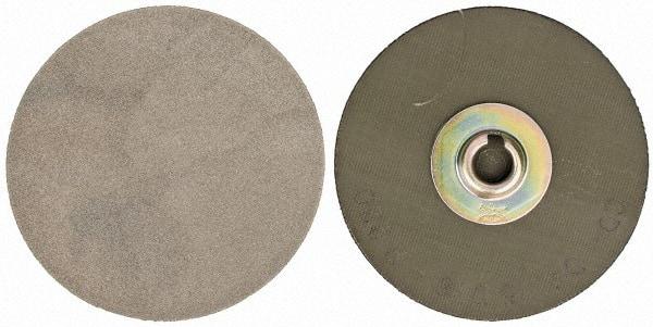 PFERD - 3" Disc Diam, 220 Grit, Diamond Quick Change Disc - Type S Attaching System, Coated, Brown, Fine Grade, 6,300 RPM, D76 Series - USA Tool & Supply