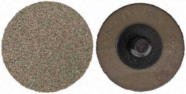 PFERD - 1-1/2" Disc Diam, 60 Grit, Diamond Quick Change Disc - Type R Attaching System, Coated, Brown, Coarse Grade, 12,500 RPM, D251 Series - USA Tool & Supply