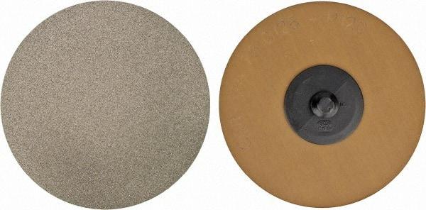 PFERD - 3" Disc Diam, 120 Grit, Diamond Quick Change Disc - Type R Attaching System, Coated, Brown, Medium Grade, 6,300 RPM, D126 Series - USA Tool & Supply
