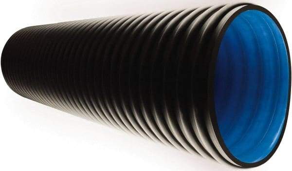 Continental ContiTech - 4" ID x 4.74" OD, 30 Max psi, 29 In. Hg, Dry Material Handling & Transfer Hose - Urethane, -40 to 158°F, 7" Bend Radius, 100' Coil Length, Black - USA Tool & Supply