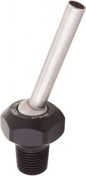QPM Products - 3/16" Hose Inside Diam, Coolant Hose Nozzle - NPT, for Use with CNC Lathes - USA Tool & Supply