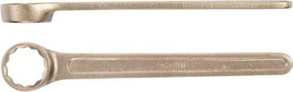 Ampco - 1-1/16" 12 Point Box Wrench - Single End, Aluminum Bronze, Plain Finish - USA Tool & Supply