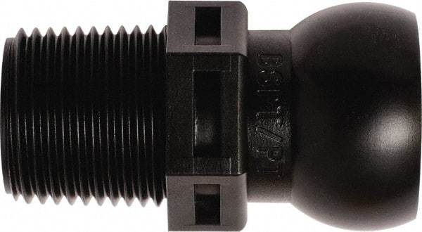 Loc-Line - 50 Piece, 3/8" Hose ID, Male to Female Coolant Hose Connector - 3/8" BSPT, For Loc-Line Modular Hose Systems - USA Tool & Supply
