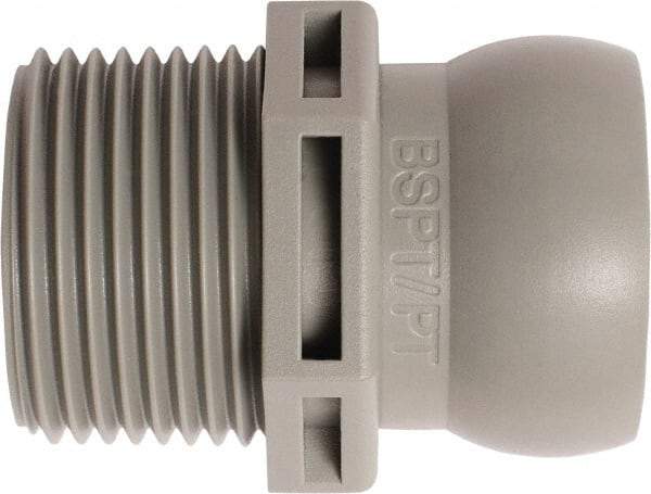 Loc-Line - 50 Piece, 3/4" Hose ID, Male to Female Coolant Hose Connector - 3/4" BSPT, For Loc-Line Modular Hose Systems - USA Tool & Supply