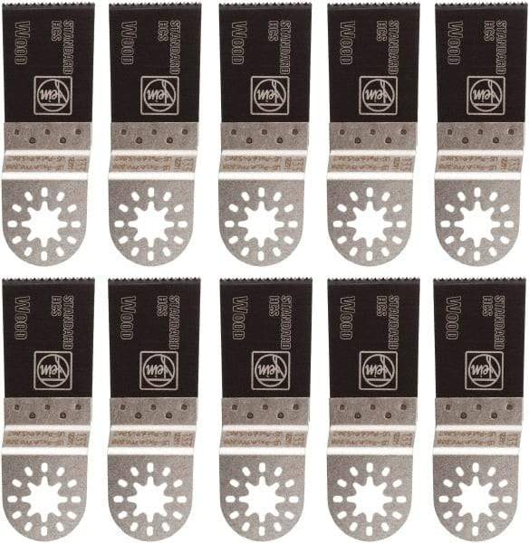 Fein - Rotary & Multi-Tool Multi-Use Saw Blade - 1-3/8" Standard E-Cut Blade, For Fein Multimaster, Wood, Drywall, Plastic Saw Blade - USA Tool & Supply