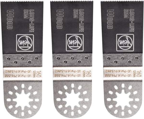 Fein - Rotary & Multi-Tool Multi-Use Saw Blade - 1-3/8" Long Life E-Cut Blade, For Fein Multimaster, Wood, Drywall, Plastic Saw Blade - USA Tool & Supply