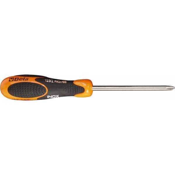 Beta - #1, 7-1/2" OAL, Standard Phillips Screwdriver - USA Tool & Supply