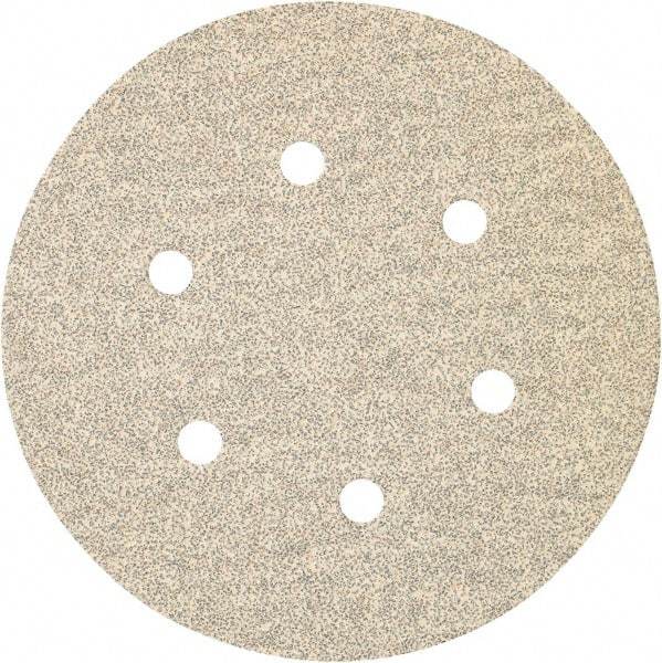 Porter-Cable - 6" Diam, 320 Grit, Zirconia Alumina Hook & Loop Disc - Very Fine Grade, Coated, C Weight Paper Backing, - USA Tool & Supply
