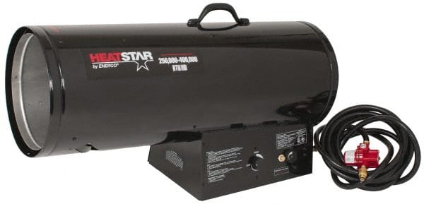 Heatstar - 250,000 to 400,000 BTU Rating, Propane Forced Air Heater with Thermostat - USA Tool & Supply