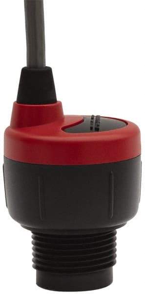 Flowline - 1" Thread, 30 Max psi, 140°F Max, Liquid Level Non-Contact Ultrasonic Switch - Multiple High and/or Low Alarms, SPST Switch Logic - USA Tool & Supply