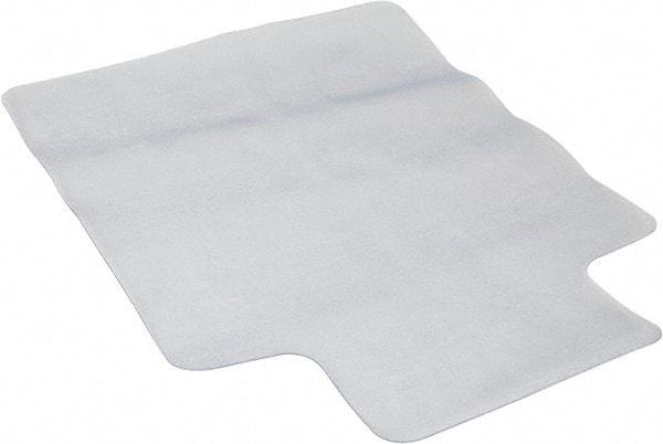 Aleco - 48" Long x 36" Wide, Chair Mat - Single Lip, Straight Edge Style, Texured Both Sides - USA Tool & Supply